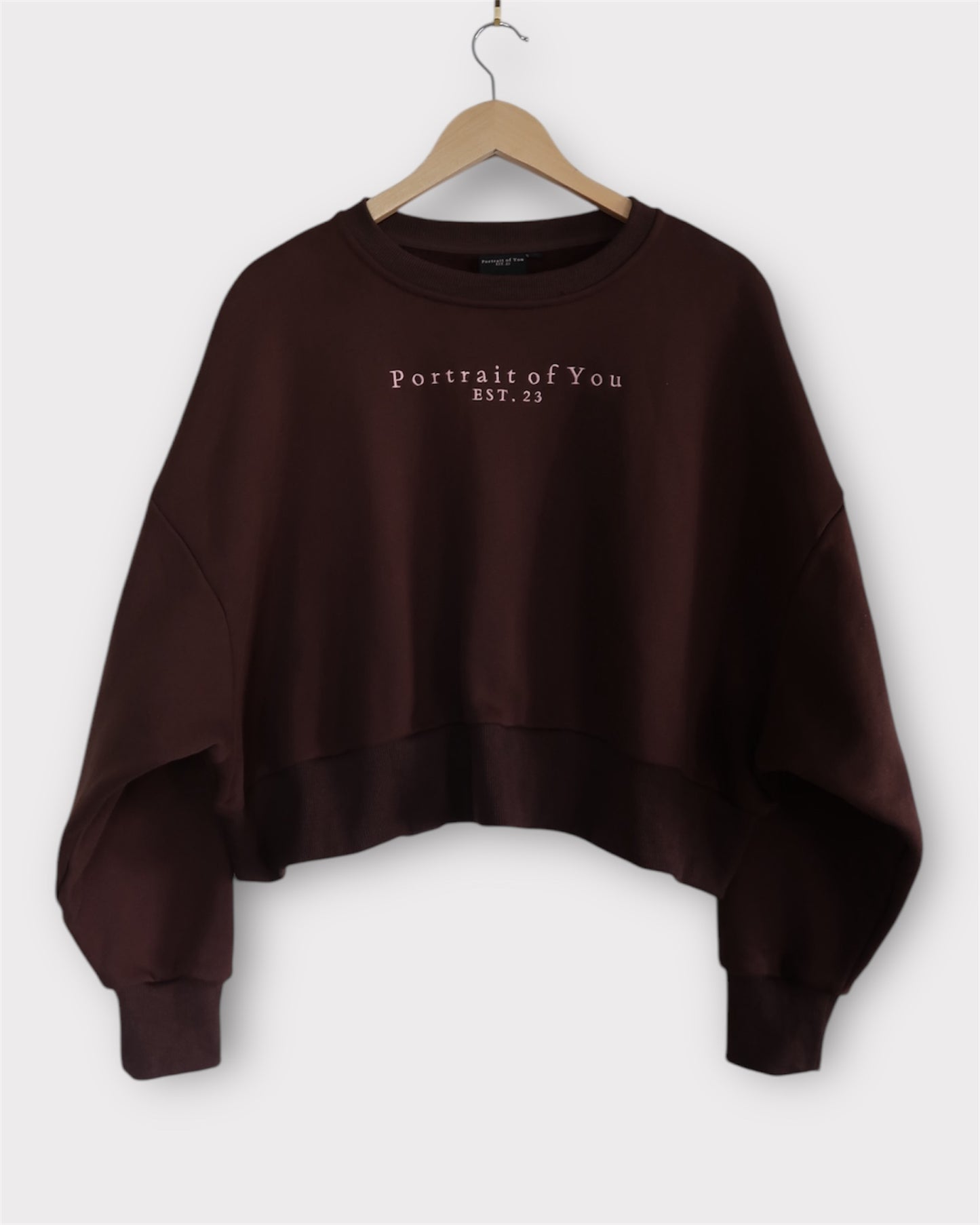 Signature Logo Cropped Sweatshirt
